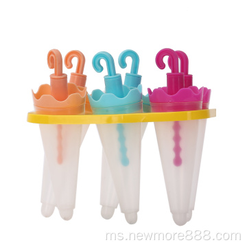 6pcs Umbrella BPA acuan ais plastik percuma